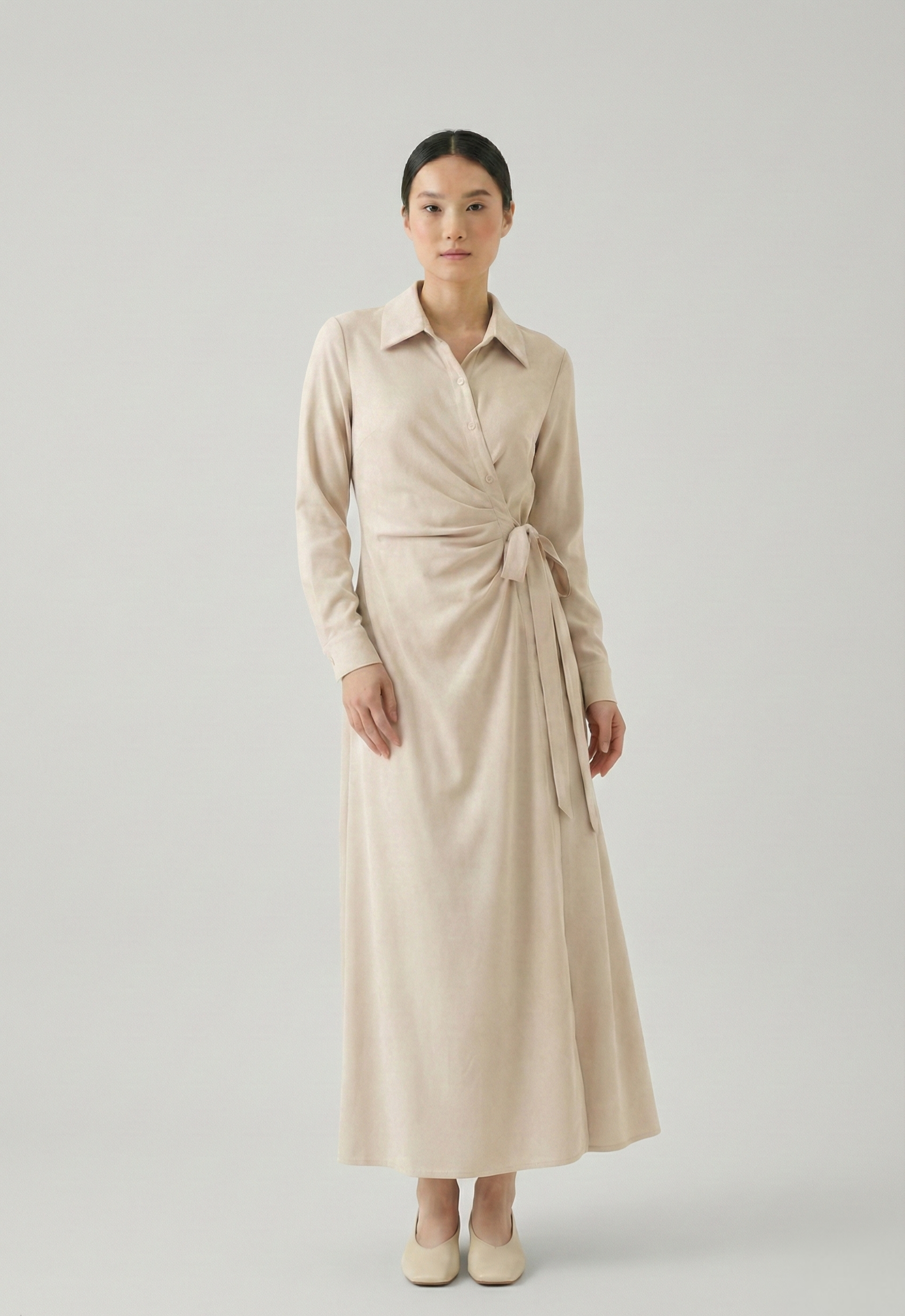 Wrap Modest Maxi Dress  ALMIROMODE