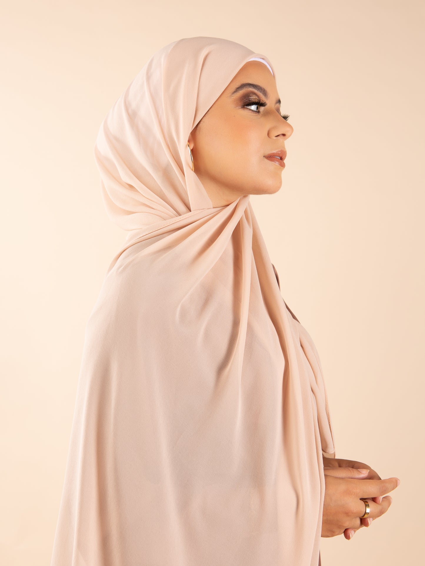 Chiffon Airy Hijab - Vanilla