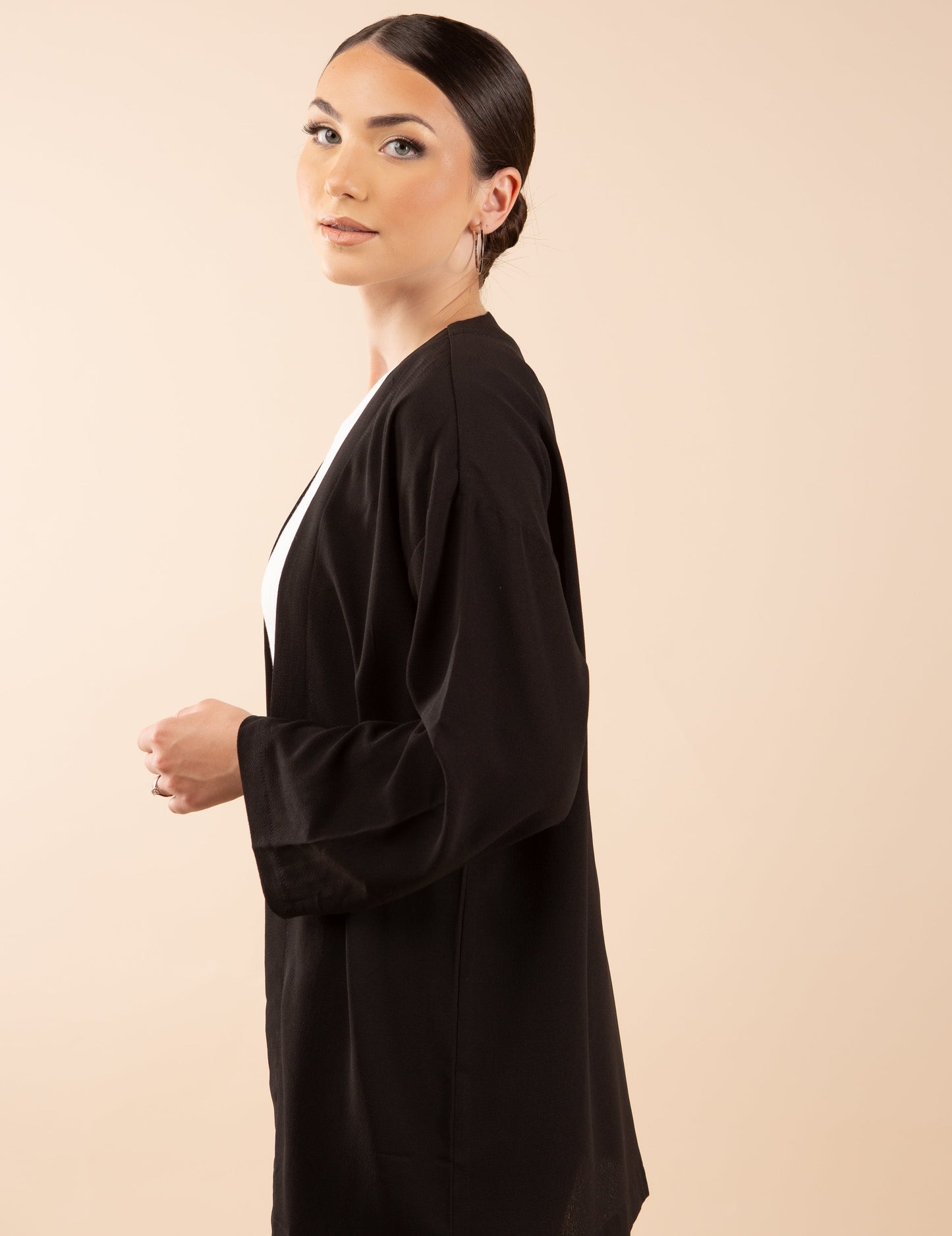 Himari Light Kimono - Night Black