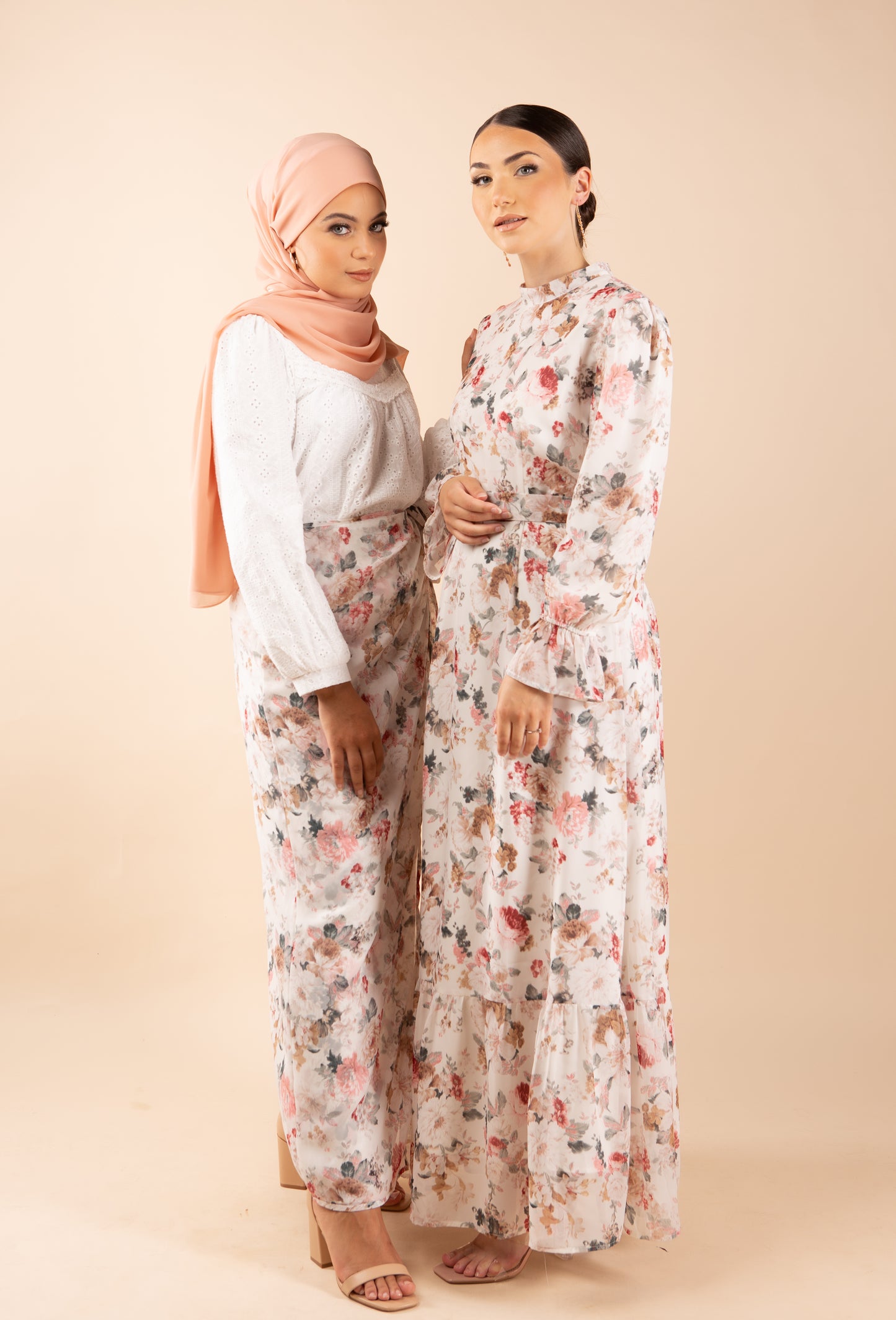 Liliy Chiffon Maxi Skirt - Floral