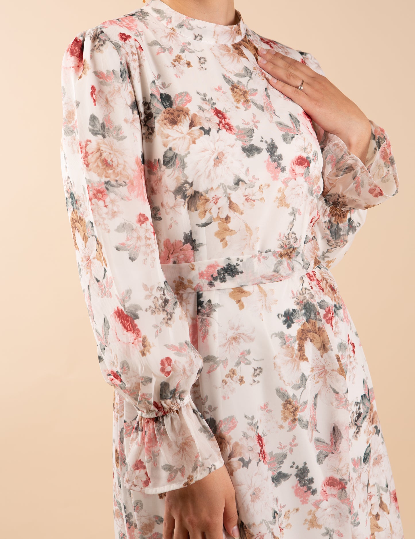Liliy Chiffon Maxi Dress - Floral