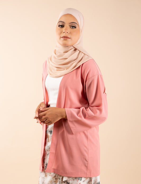 Himari Light Kimono - Blush Rose