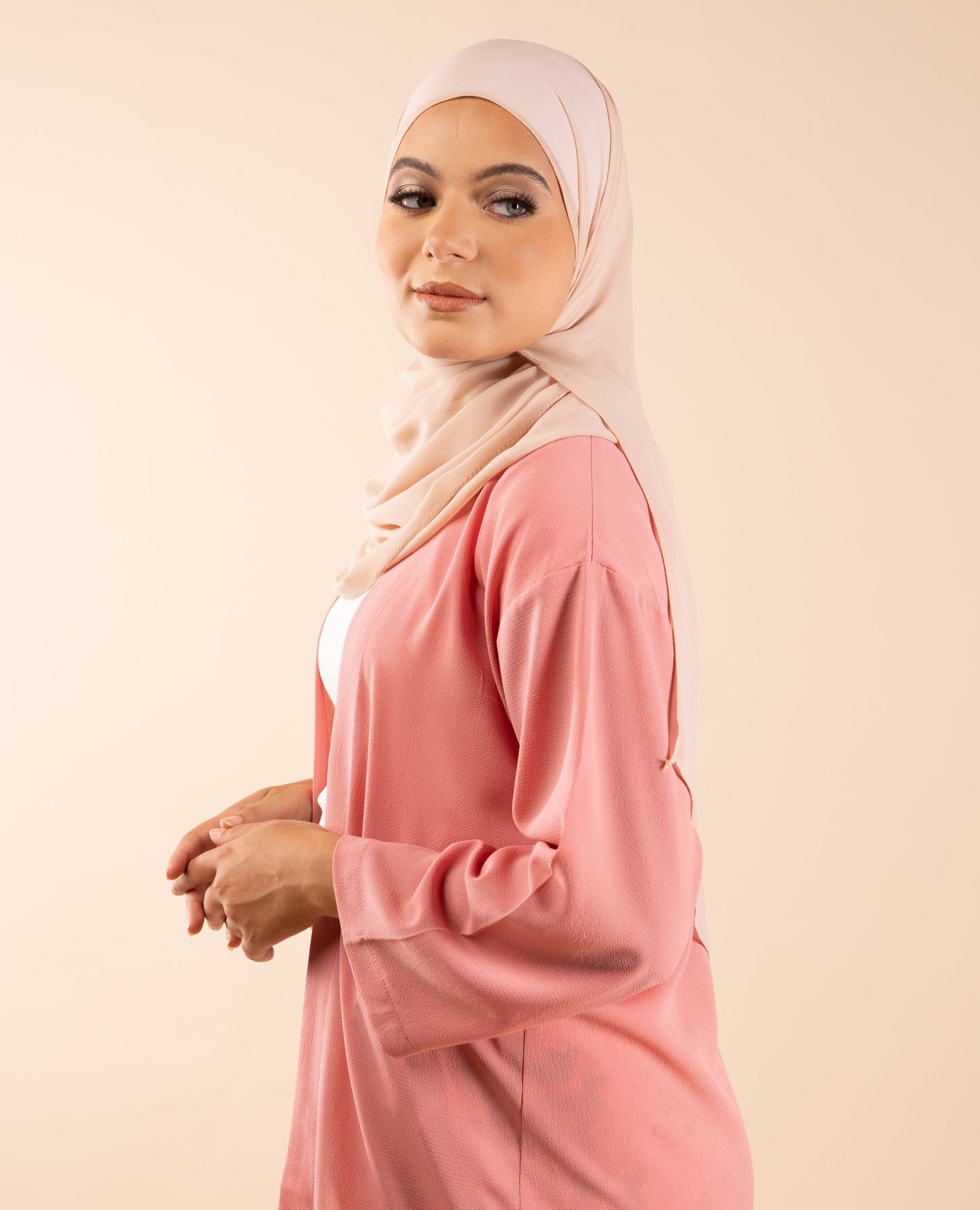 Himari Light Kimono - Blush Rose