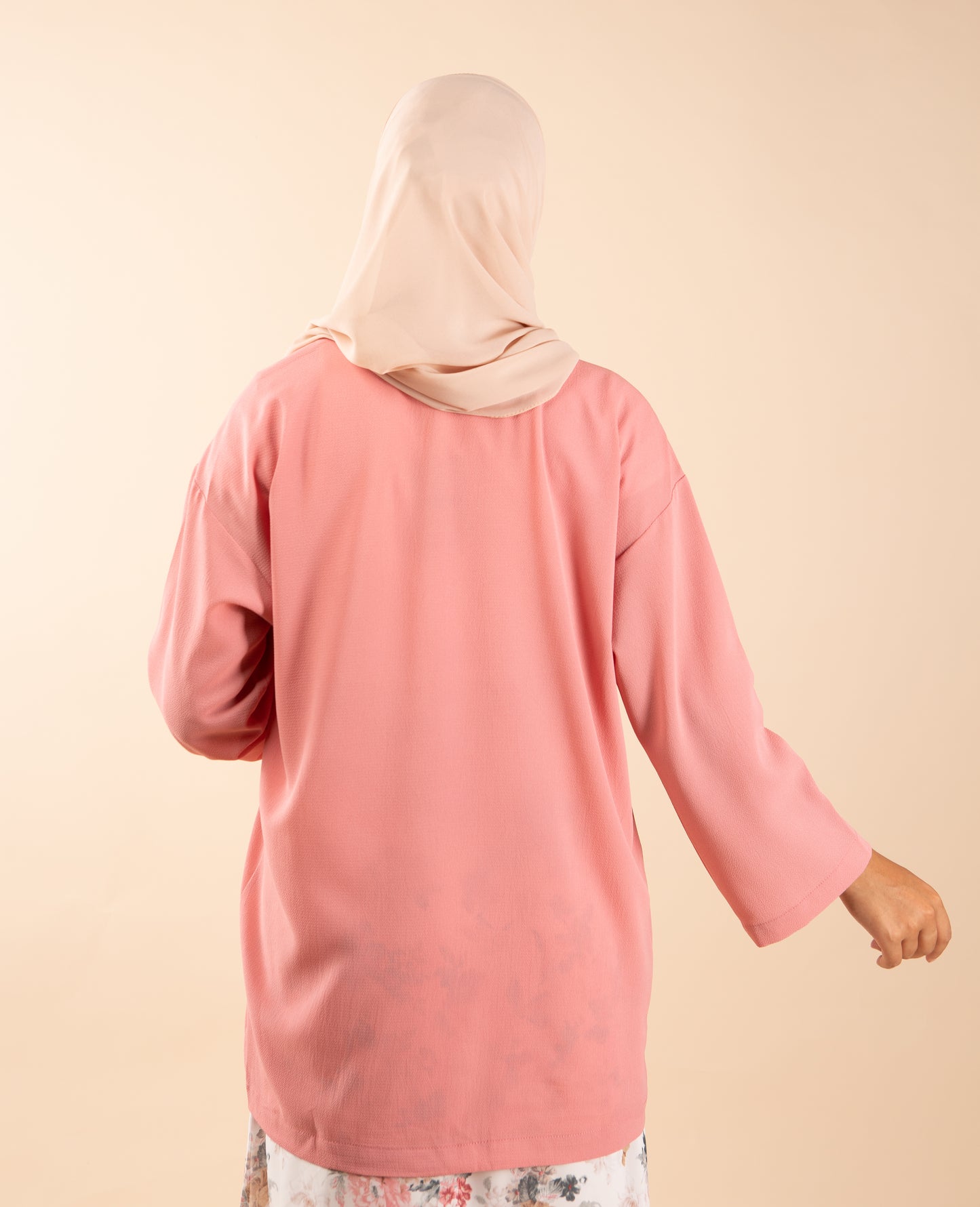 Himari Light Kimono - Blush Rose