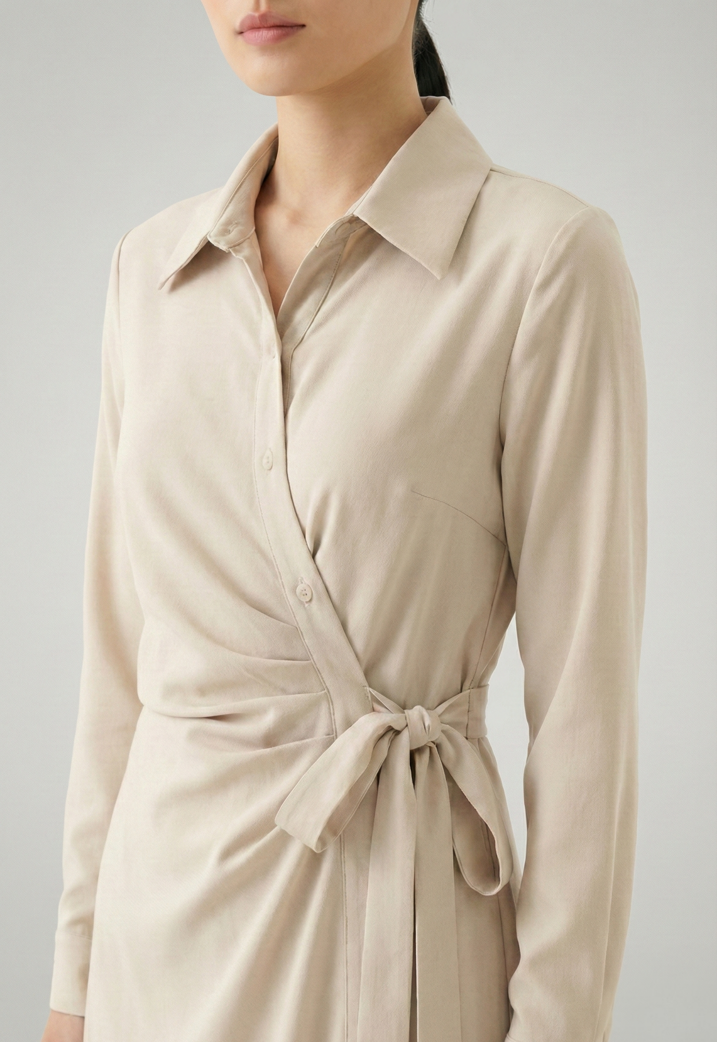 Wrap Modest Maxi Dress