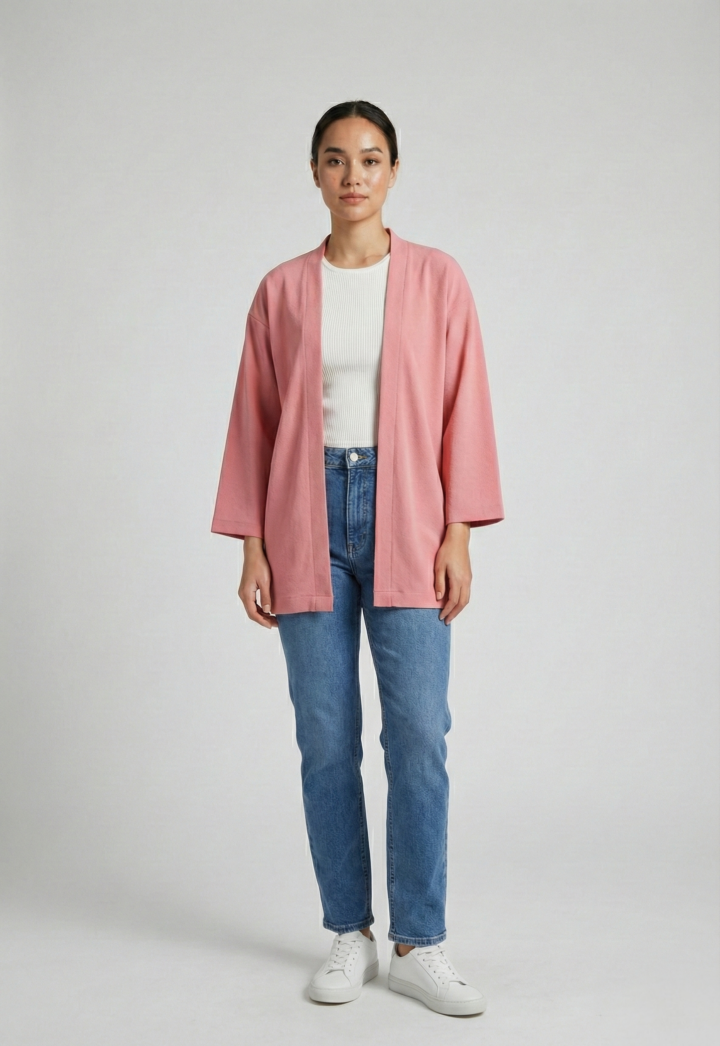 Kimono léger Himari - Blush Rose