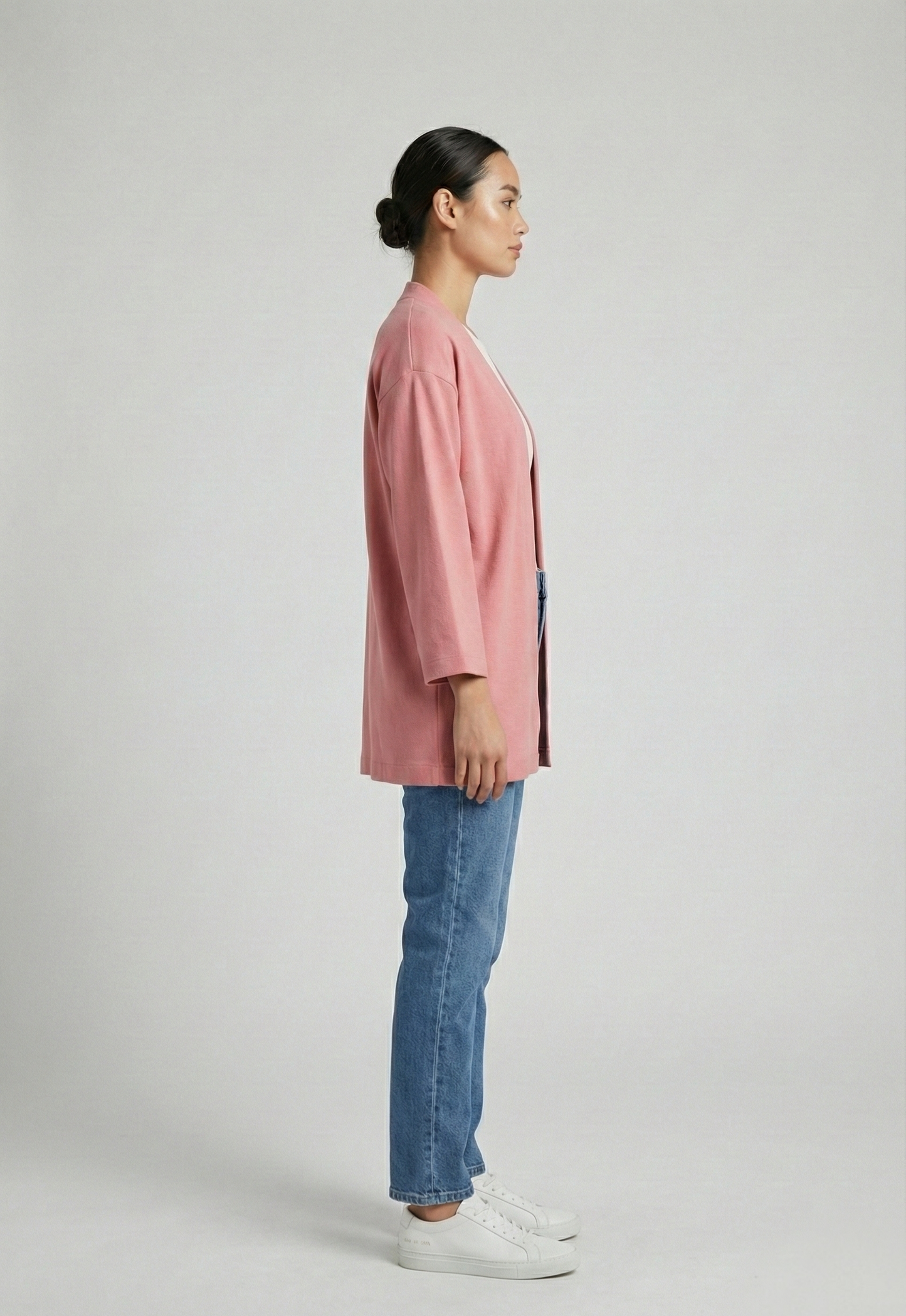 Kimono léger Himari - Blush Rose