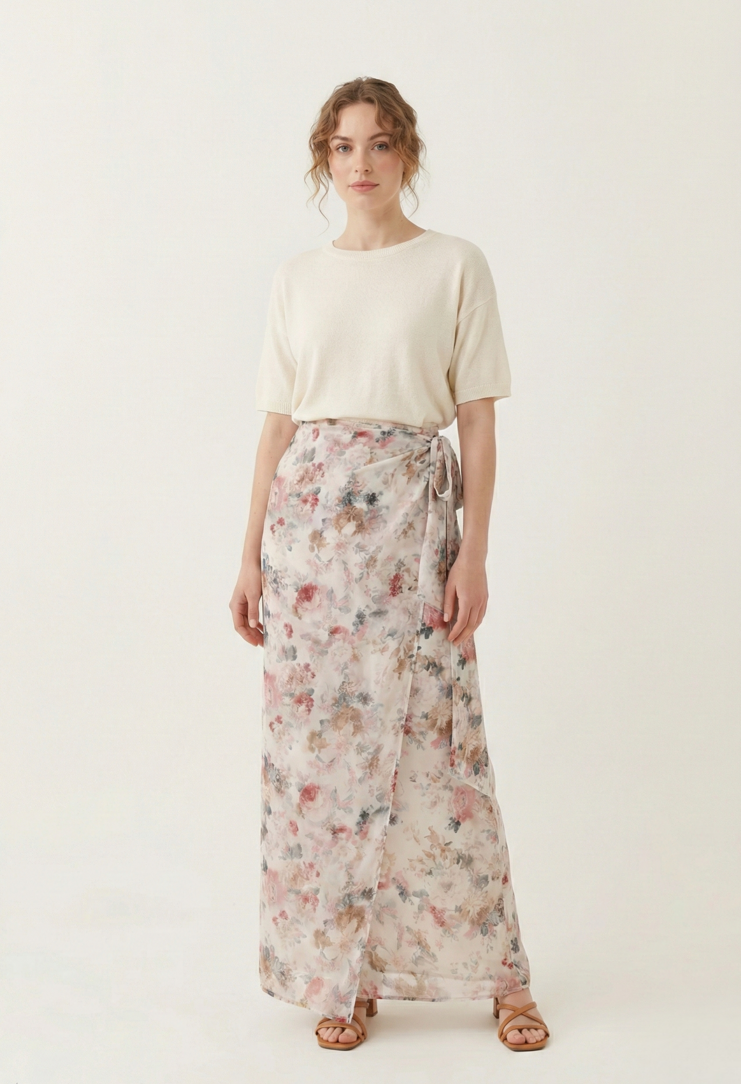 Lily Jupe longue en mousseline - Floral